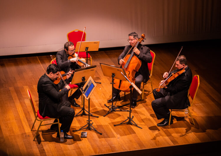 Clássicos em Cena Itapira recebe Quarteto Edino Krieger Apresentação do quarteto de cordas é no dia 25 de setembro, com entrada franca